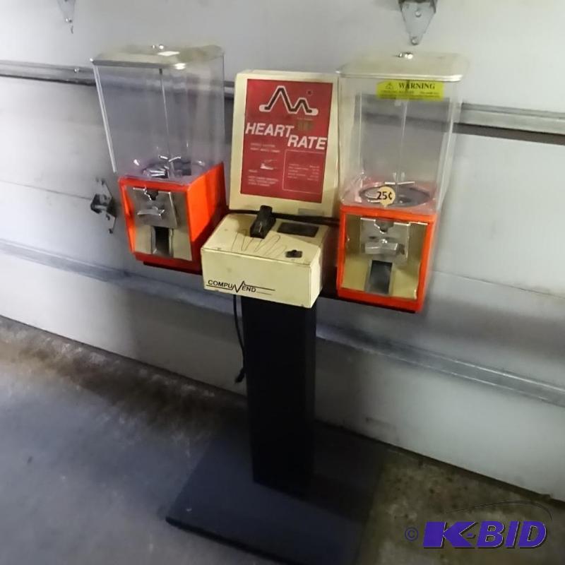 Heart rate monitor with 2 bulk rack. No key...