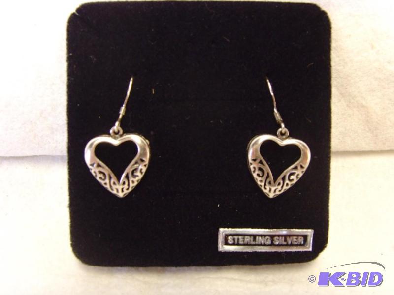 Sterling Silver Heart Earrings