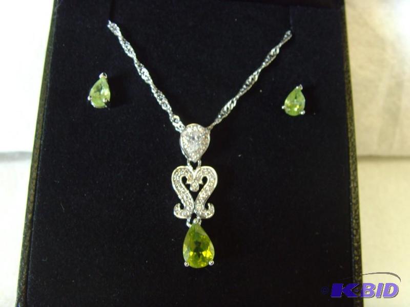 14 K Gold Necklace & Earring Set