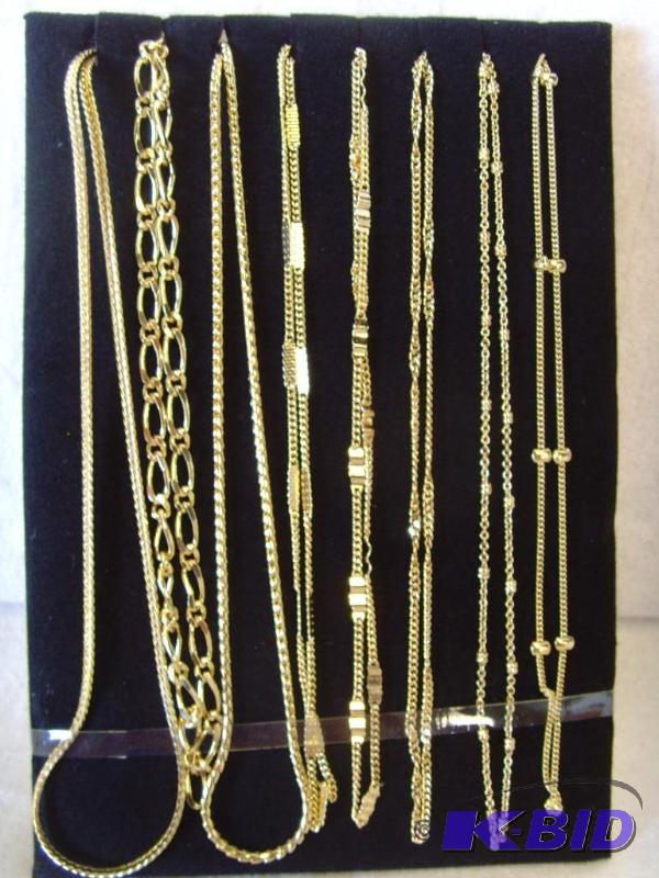 8 Pc. 14K Gold Plated Wardrobe Set