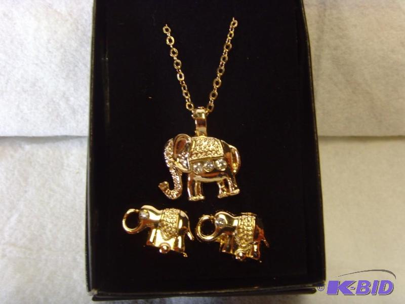 Crystal Elephant Set