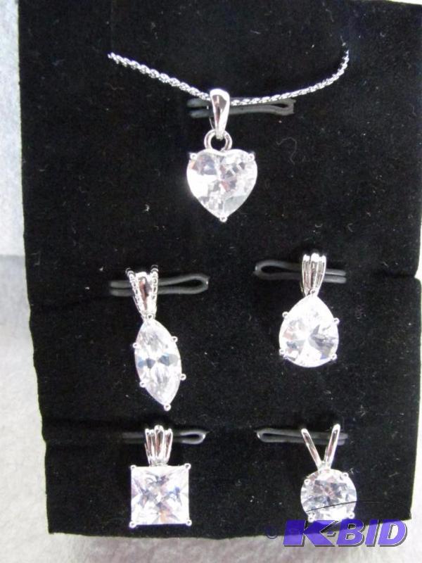 6 Piece Crystal Pendant Set
