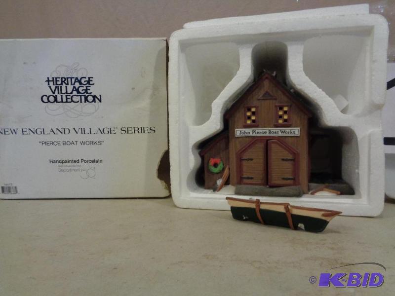 lot 106 image: Dept 56 New England Village Series Pierce Boa...