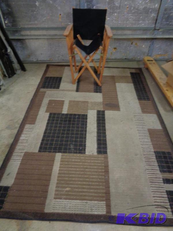 lot 186 image: Large Area Rug (needs cleaning) and Directors...