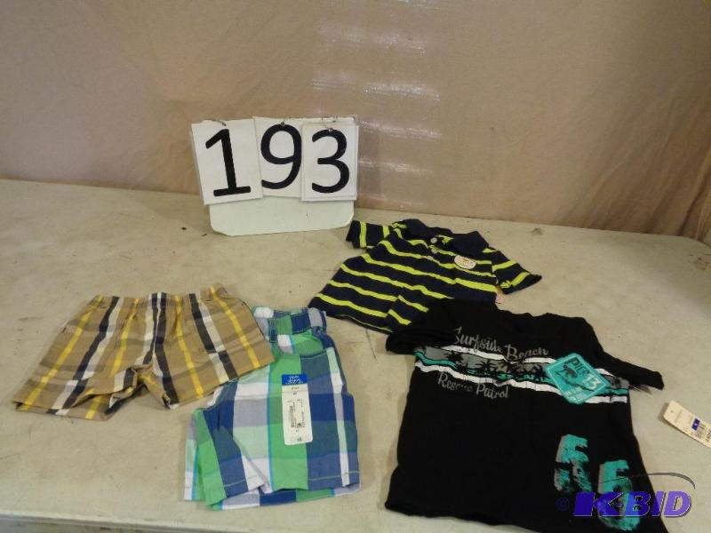 lot 193 image: New 9 month and 24 month Clothing....