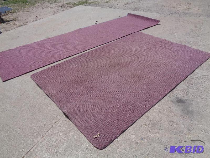 lot 26 image: 2 Large commercial entry rugs. The type you w...