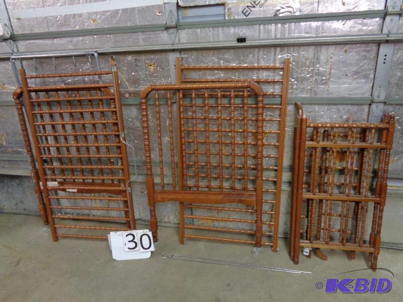 lot 30 image: Parts and Pieces of Cribs for Projects. Great...