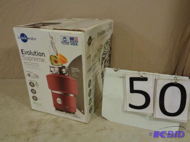 lot 50 image: insinkerator&nbspgarbage disposal. Brand New...