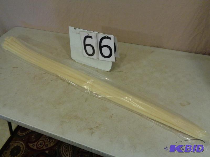 lot 66 image: 50 Heavy Duty Zip Ties. 48" Long. 175 lb...