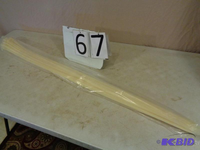 lot 67 image: 50 Heavy Duty Zip Ties. 48" Long. 175 lb...