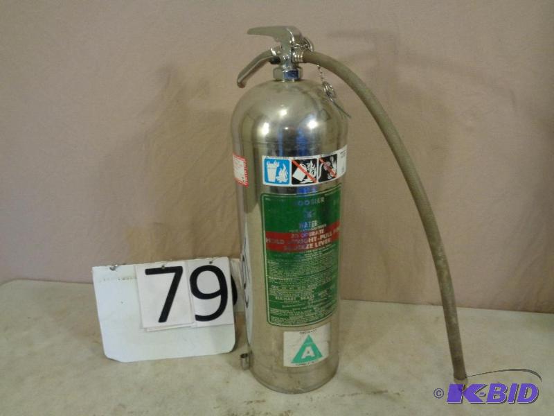 lot 79 image: Refillable Fire Extinguisher. Can be filled w...