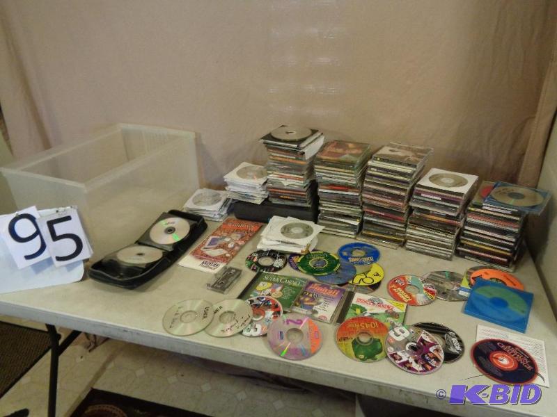 lot 95 image: Lot of CDs. Computer Games, Burned DVDs,&nbs...
