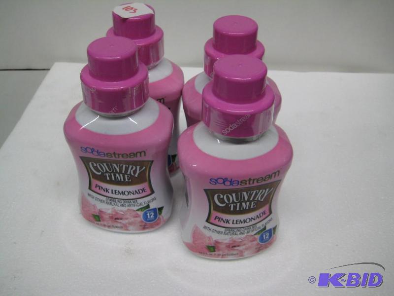 lot 103 image: New qty 4 bottles soda stream drink mix. Coun...