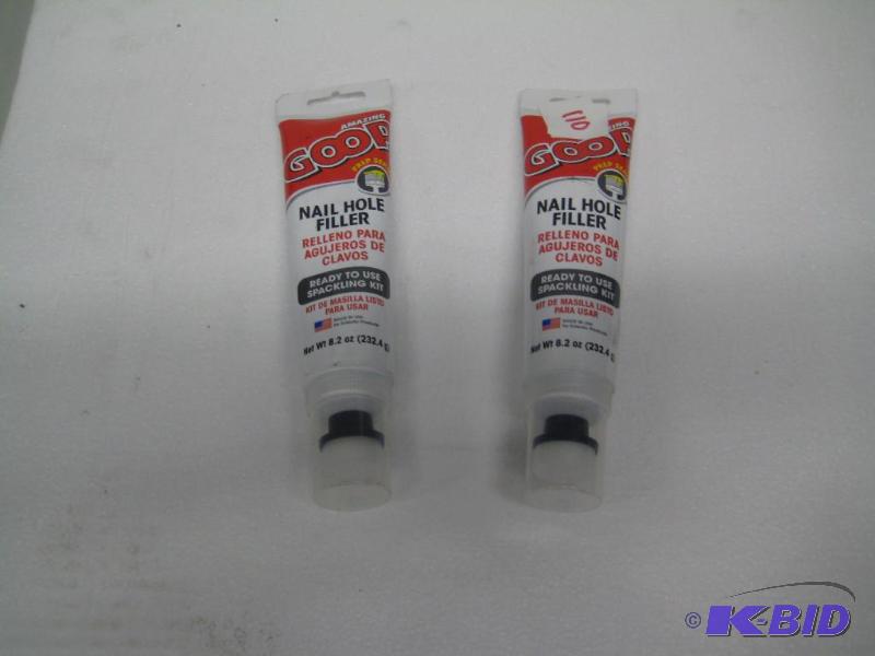 lot 110 image: New qty 2 Amazing GOOP brand Nail hole filler...