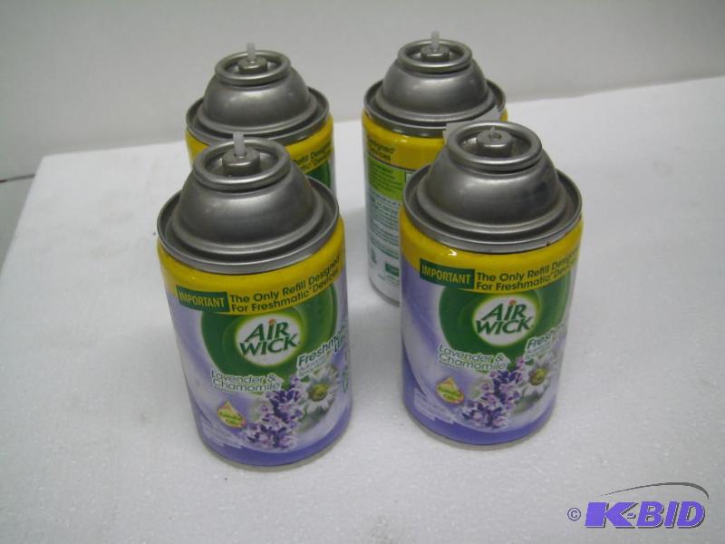 lot 111 image: New qty 4 Air Wick automatic air freshner ref...