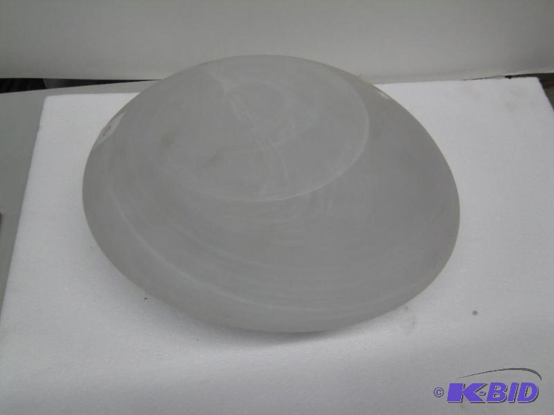 lot 12 image: New display model ceiling light frosted glass...