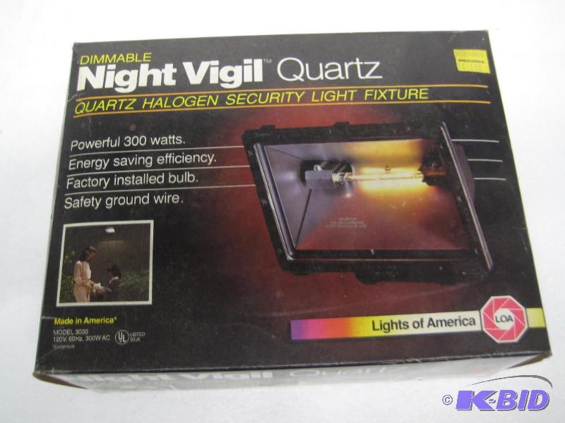 lot 125 image: New Night Vigil Quartz Halogen security light...