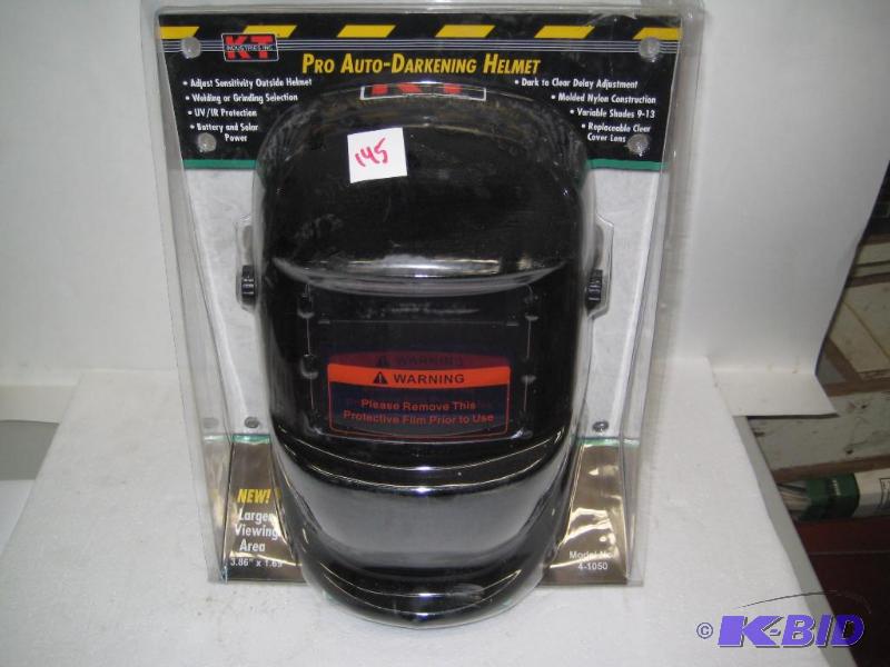 lot 145 image: NEW KT Industries brand Auto Darkening Welder...
