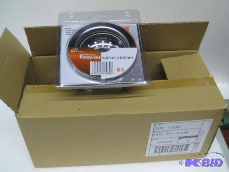 lot 153 image: New qty 4 LDR brand Stainless Steel basket st...