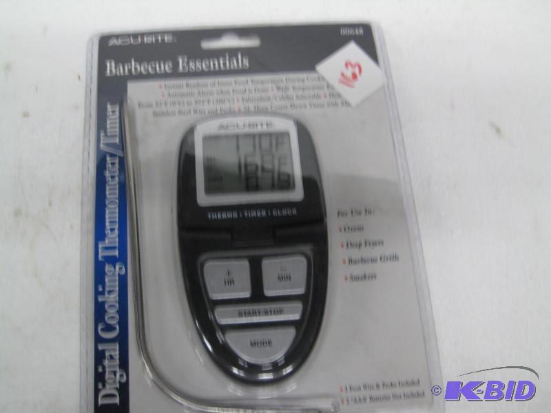 lot 163 image: New AccuRite Barbeque Essentials Digital Cook...