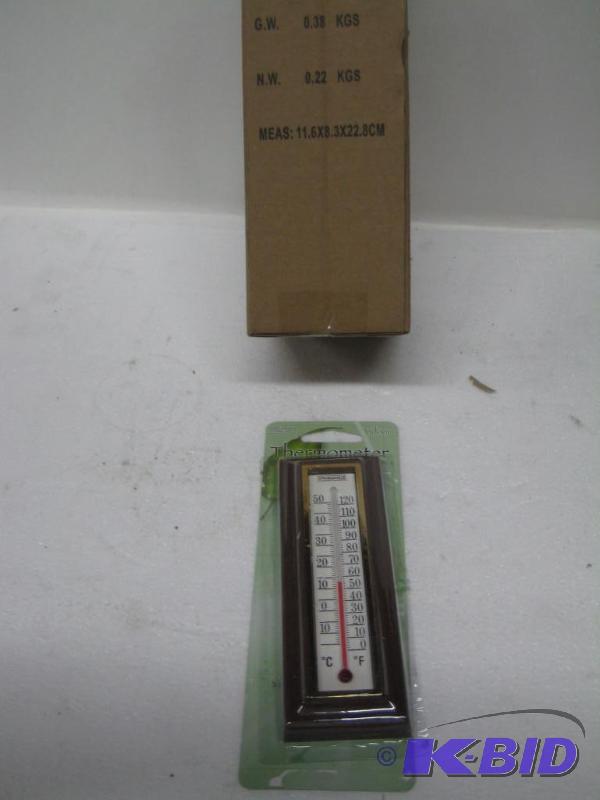 lot 170 image: New qty 5 Indoor Outdoor thermometers...