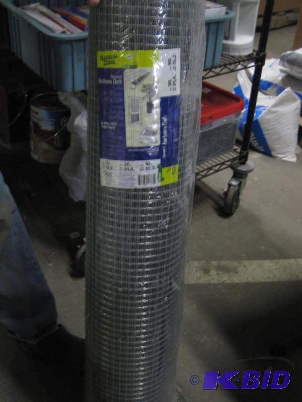lot 179 image: New roll Garden Zone hardware cloth. 3 ft x 5...