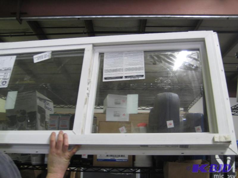 lot 181 image: New vinyl sliding window approx 2 ft x 4 ft o...