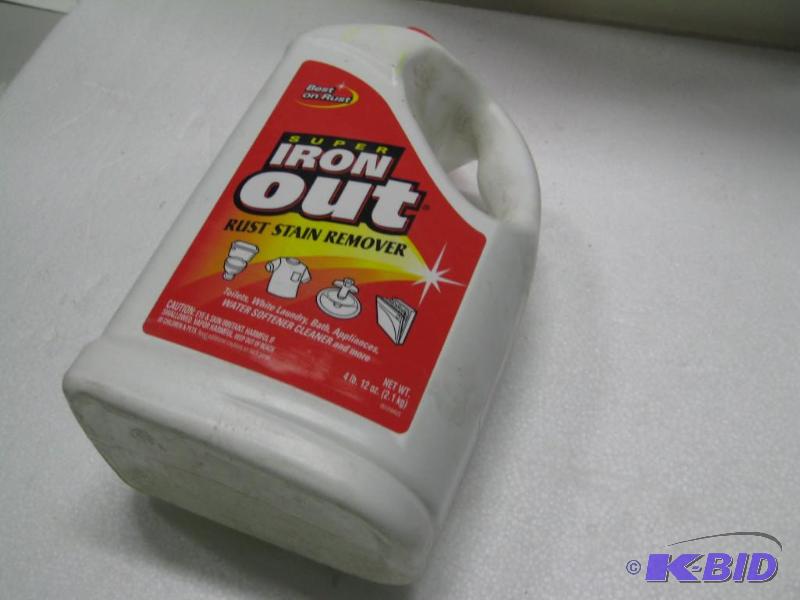 lot 195 image: New bottle of Iron Out rust stain remover. 4 ...