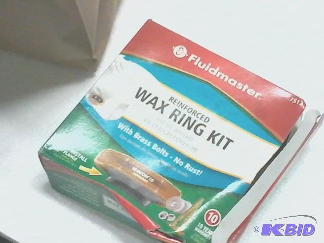 lot 211 image: New wholesale plumbing lot qty 4 wax toilet r...