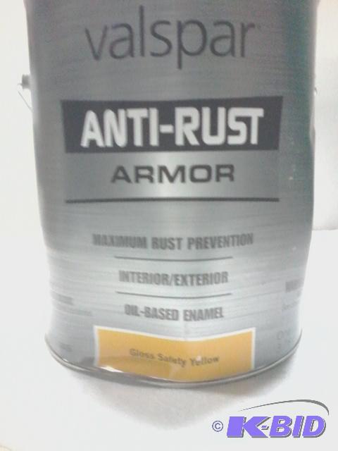 lot 237 image: New qty 2 gallons of Valspar anti-rust armor ...