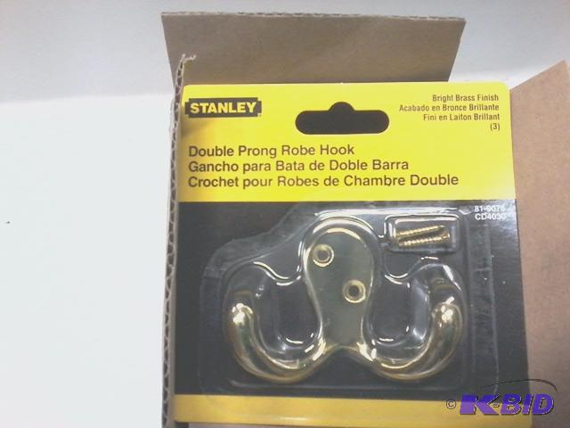 lot 244 image: New quantity5 Stanley brand bright brass fin...