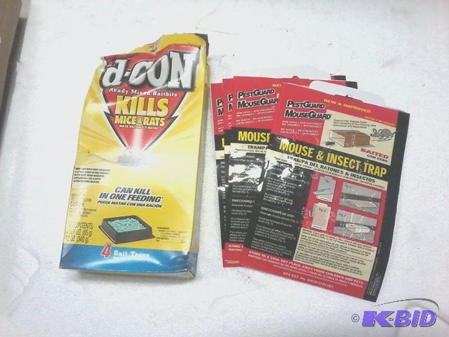 lot 255 image: New pest control lot including box of quantit...