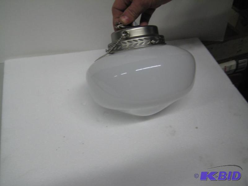 lot 26 image: New in box ceiling fan replacement already on...