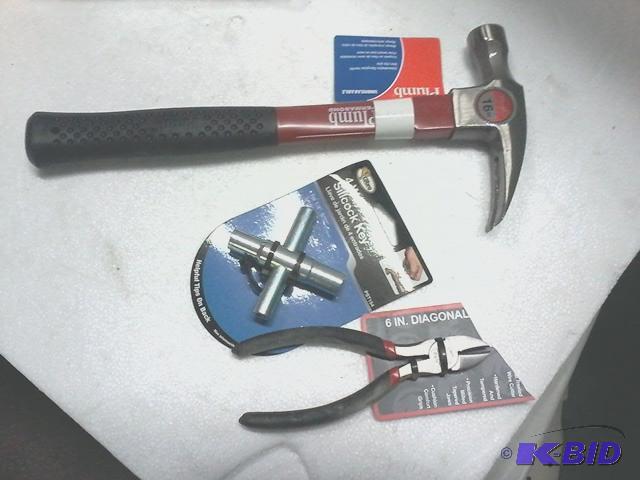 lot 260 image: New tool lot including plum best permabond 16...
