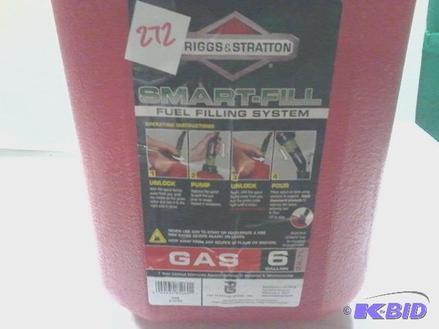 lot 272 image: New Briggs and Stratton brand smart fill fuel...