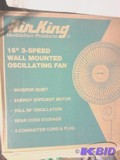 lot 280 image: New Air King ventilating products 16 inch 3 s...