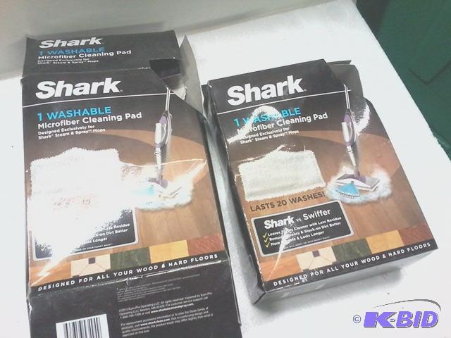 lot 288 image: New quantity of 2 shark brand washable microf...