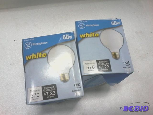 lot 297 image: New quantity for westinghouse brand globe sty...