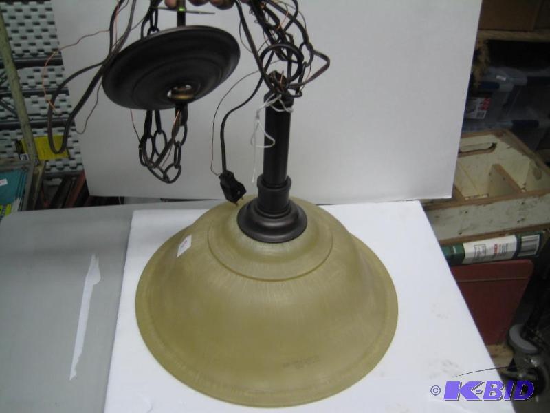 lot 3 image: New display model 16 inch hanging chandelier ...