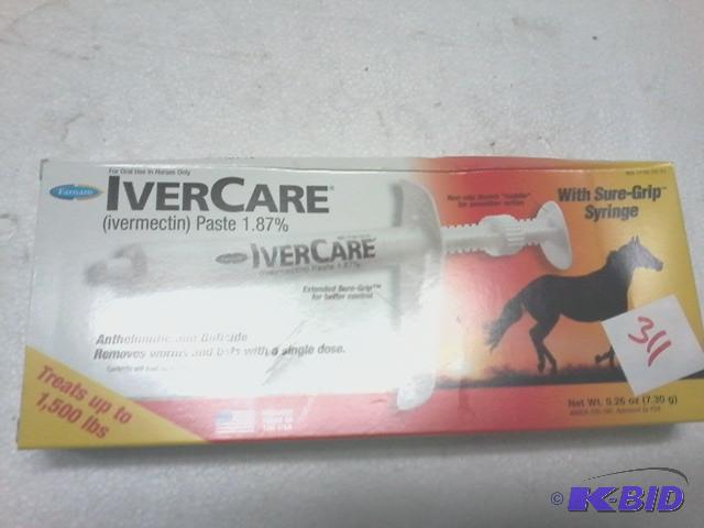 lot 311 image: New IverCare by Farnham. Ivermectin paste 1.8...