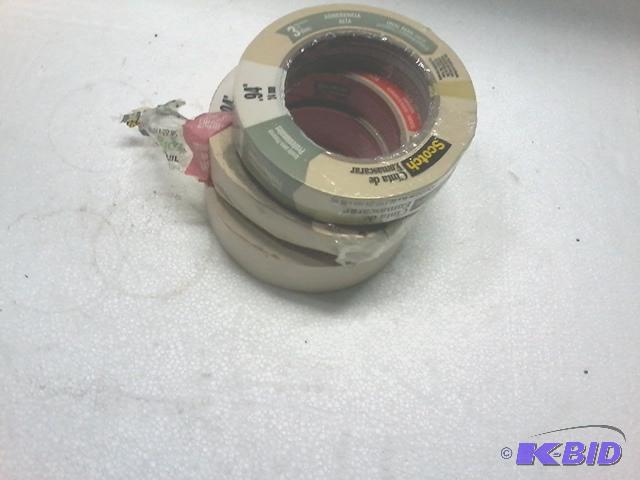 lot 364 image: New quantity of 3 rolls masking tape...