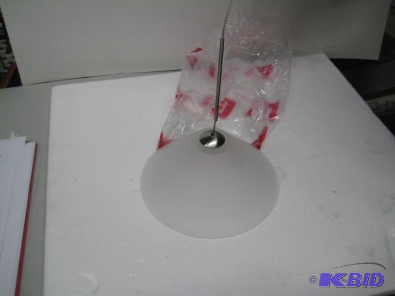 lot 37 image: New in box pendant light hanging single bulb ...