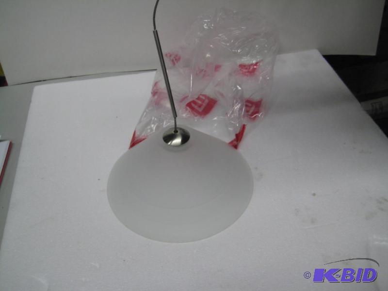 lot 38 image: New in box pendant light hanging single bulb ...
