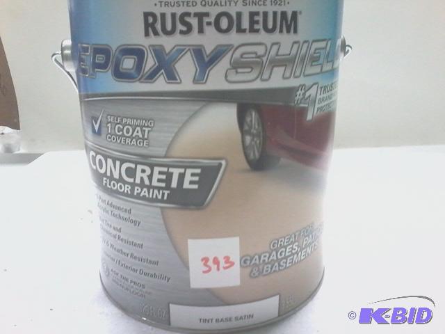 lot 393 image: New quantity of 2 1 gallon cans of rust-oleum...
