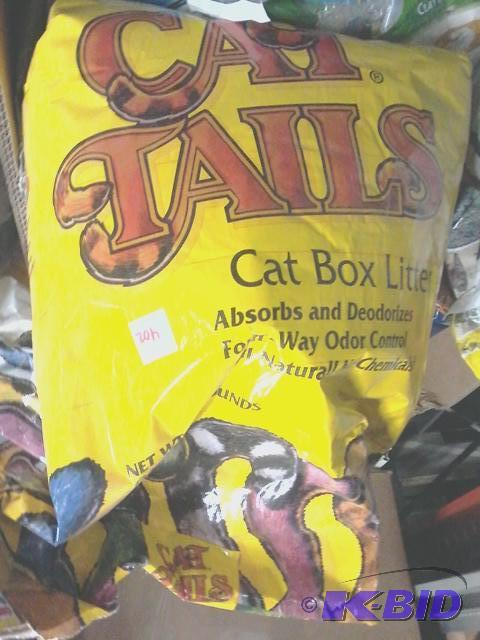 lot 402 image: New bag of cat tails brand cat box litter. Ap...