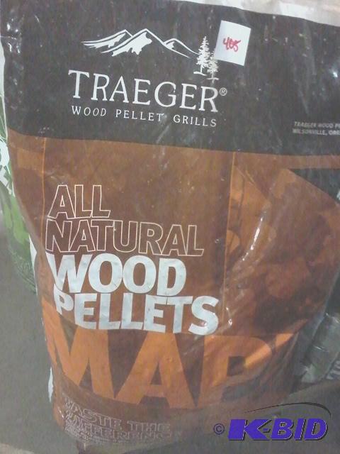 lot 405 image: New bag of Traeger brand wood pellets all nat...