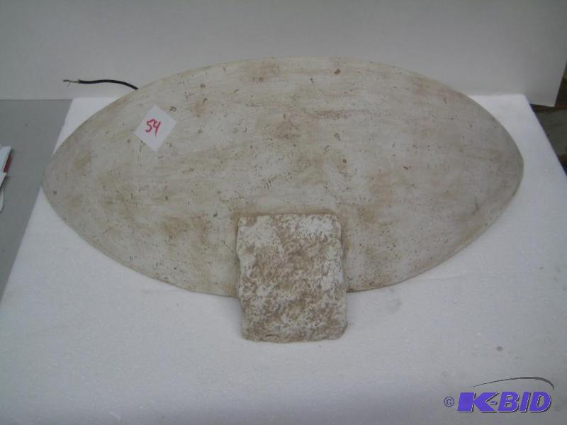 lot 54 image: New display model nature stone brand wall sco...