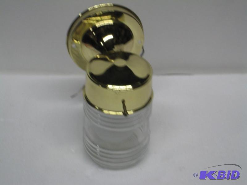 lot 67 image: New in box nautical bean outdoor light fixtur...