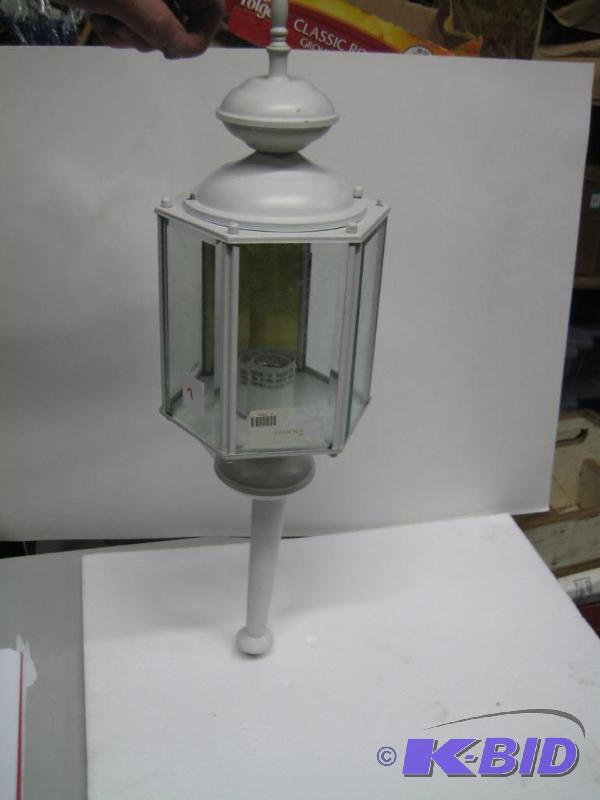 lot 7 image: New display model wall mount outdoor lantern ...