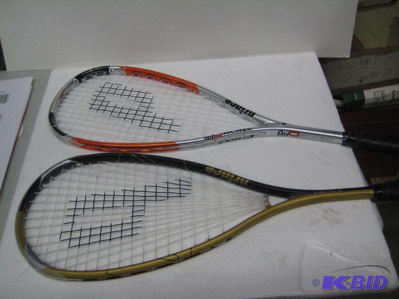 lot 70 image: Used lot quantity 2 squash rackets Prince bra...